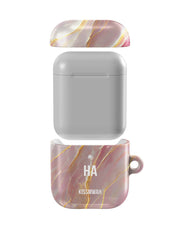 Pink Stone Airpods-Hülle