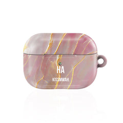 Pink Stone Airpods Case