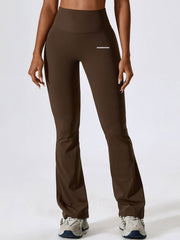 Moco flared fitted scrunch trousers