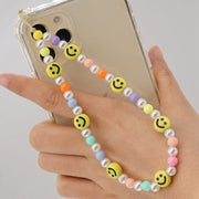 Happy pearls phone charm