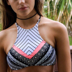 Striped Pattern Bikini