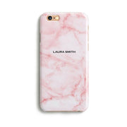 Full Name Pink Marble Premium Case